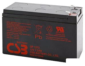 Аккумулятор для ИБП CSB Battery GP1272 F2 (12В/7.2 А·ч)