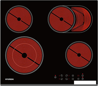 Варочная панель Hyundai HHE 6670 BG