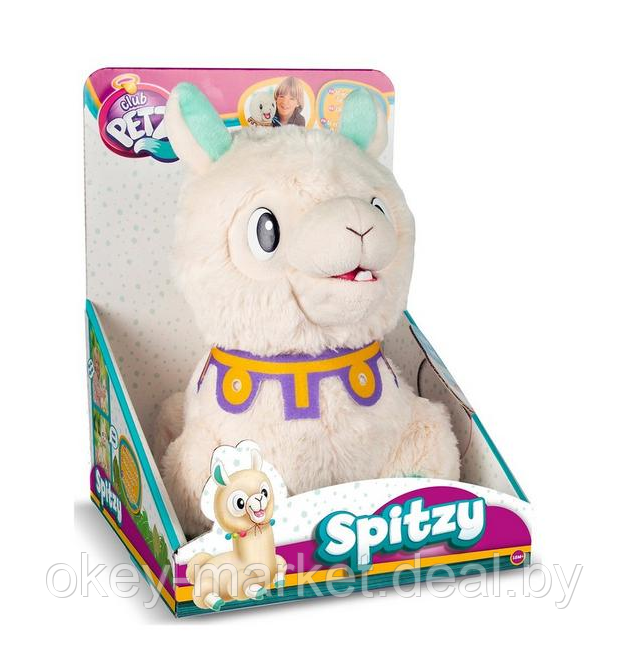 Игрушка Club Petz Лама Spitzy интерактивная, со звуковыми эффектами - фото 5 - id-p179448921