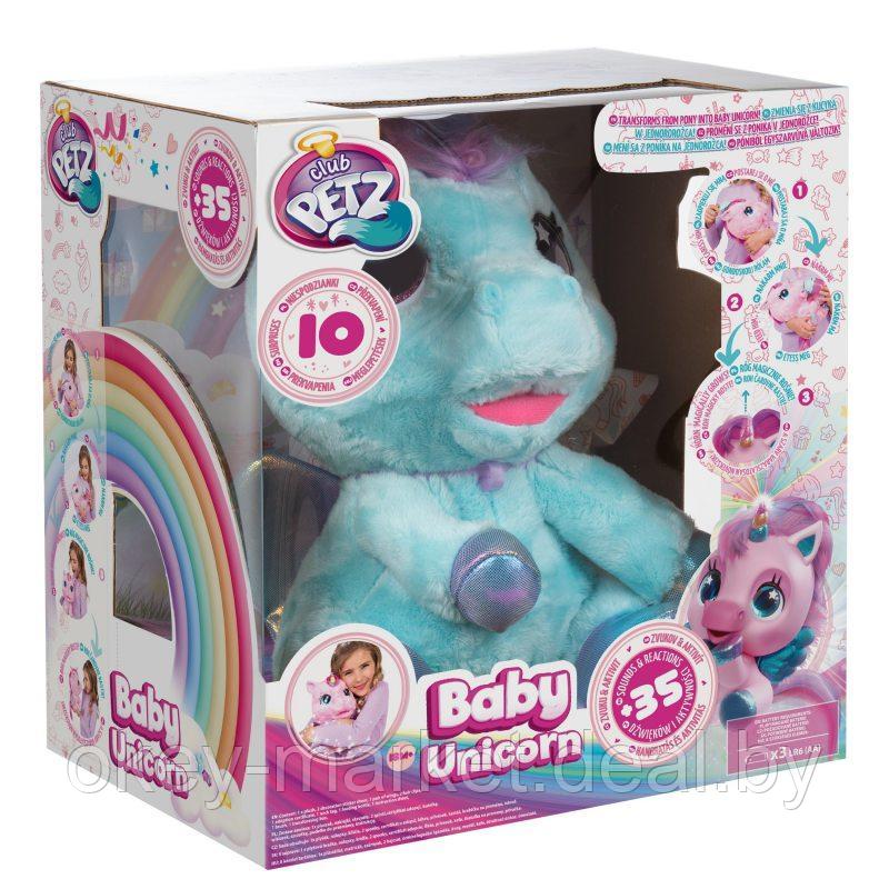 Игрушка интерактивная IMC Toys Club Petz Волшебный малыш Единорог, голубой - фото 7 - id-p179449096