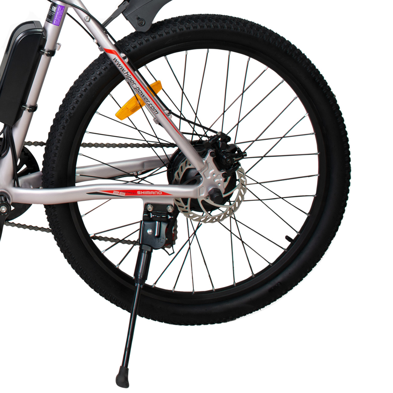 Электровелосипед Hiper Engine MTB A1 Aluminum (серебристый) - фото 3 - id-p179451205
