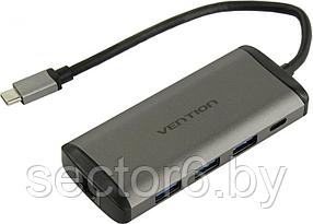 Сетевая карта Vention TGDHB USB3.1 Hub  3  port  LAN подкл.  USB-C VENTION TGDHB