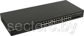 TP-Link TL-SG3428X JetStream 24-портовый гигабитный управляемый коммутатор уровня 2+ с 4 SFP+ слотами 10GE SMB