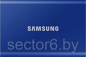 Твердотельный диск SSD Samsung T7 External 1Tb (1024GB) BLUE TOUCH USB 3.2 (MU-PC1T0H/WW) Samsung MU-PC1T0H/WW