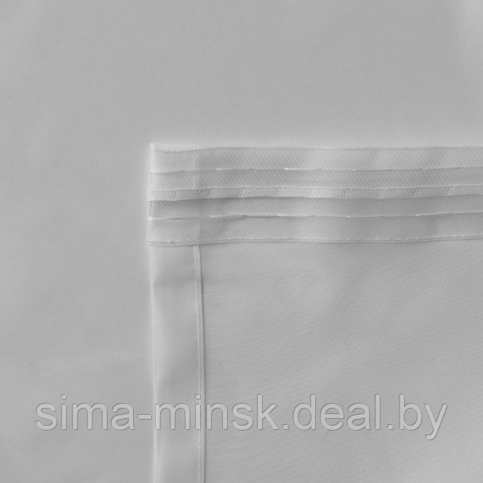Комплект штор «Шелби», размер 2х145х175 см, цвет белый - фото 4 - id-p179459745