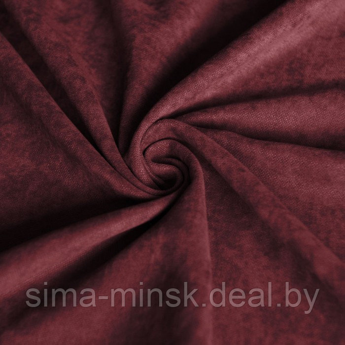 Комплект штор «Тина», размер 2х145х270 см, цвет бордовый - фото 2 - id-p179459763