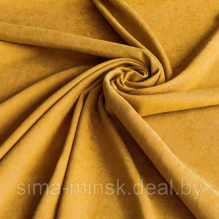 Комплект штор «Тина», размер 2х145х270 см, цвет желтый - фото 2 - id-p179459766