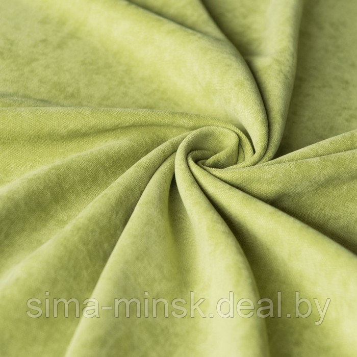 Комплект штор «Тина», размер 2х145х270 см, цвет зеленый - фото 2 - id-p179459767