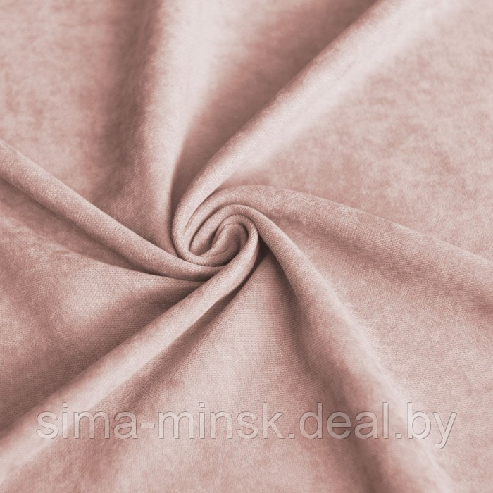 Комплект штор «Тина», размер 2х145х270 см, цвет светло-розовый - фото 2 - id-p179459773