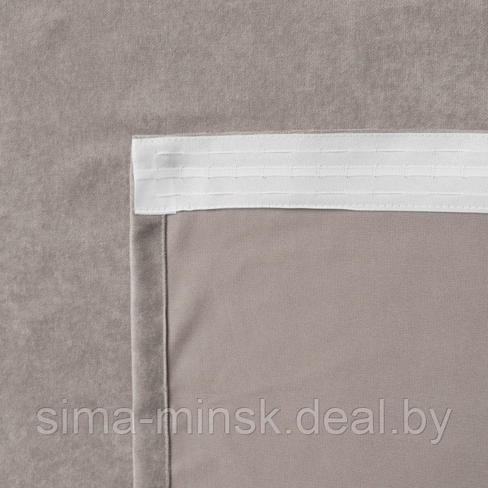 Комплект штор «Тина», размер 2х145х270 см, цвет светло-серый - фото 3 - id-p179459774