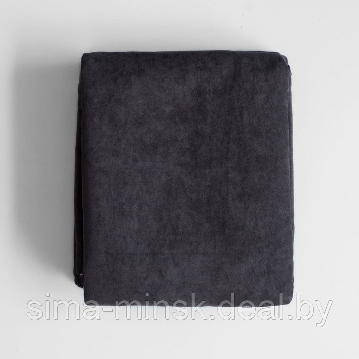 Комплект штор «Тина», размер 2х145х270 см, цвет темно-серый - фото 4 - id-p179459779