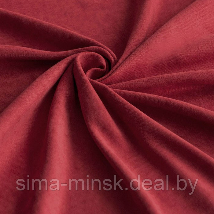 Комплект штор «Тина», размер 2х200х270 см, цвет красный - фото 2 - id-p179459910
