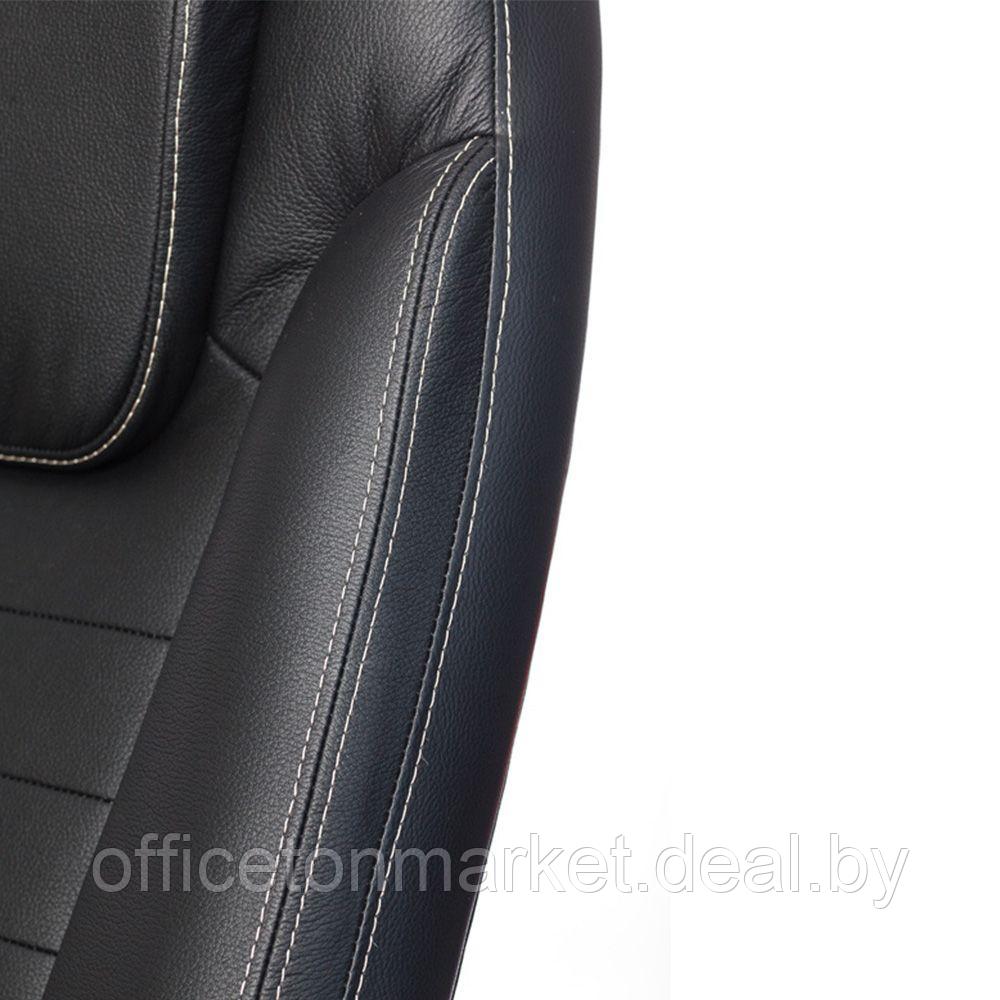 Кресло для руководителя "Бюрократ T-9923WALNUT", кожа, пластик, дерево, черный - фото 9 - id-p176009860