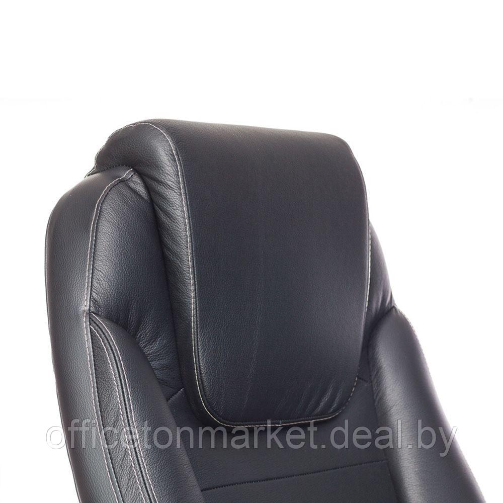 Кресло для руководителя "Бюрократ T-9923WALNUT", кожа, пластик, дерево, черный - фото 10 - id-p176009860