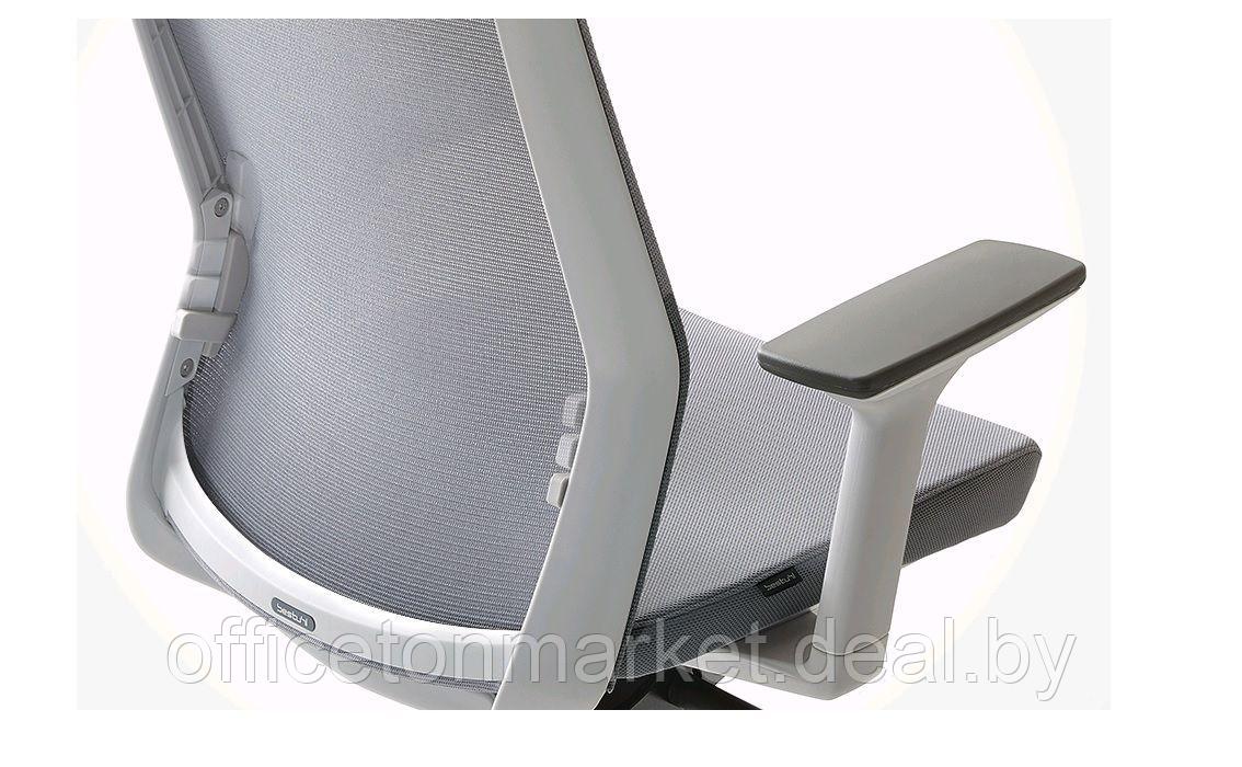 Кресло для руководителя Bestuhl "J1", сетка, ткань, пластик, серый - фото 9 - id-p165195289