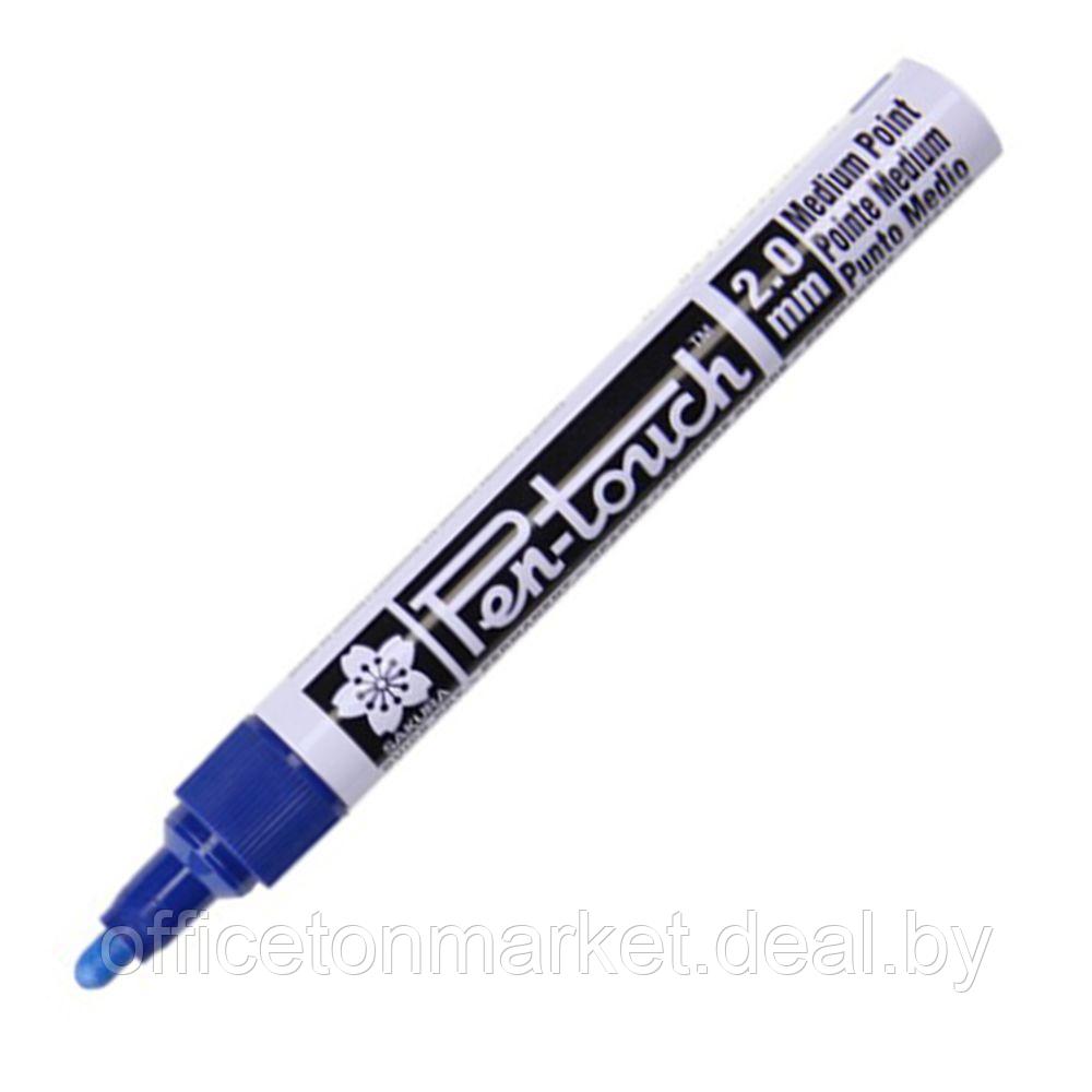 Маркер перманентный "Pen-Touch", М, синий - фото 1 - id-p170182199