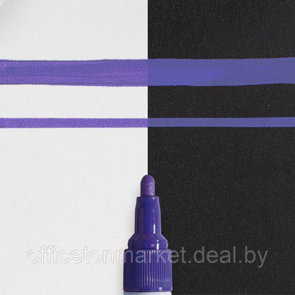 Маркер перманентный "Pen-Touch", M, фиолетовый - фото 2 - id-p137130363