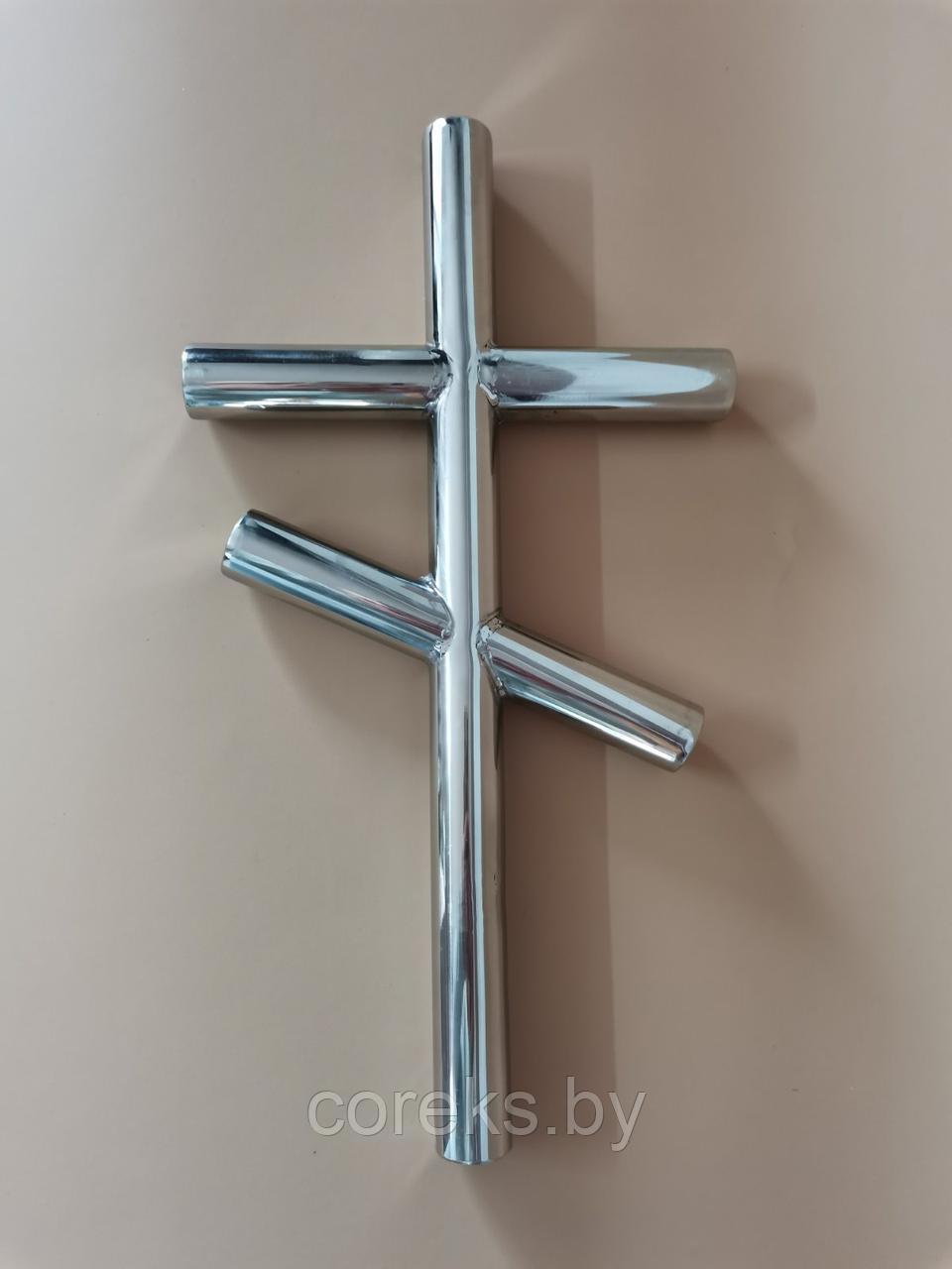 Крест из нержавеющей стали  (маленький) №7