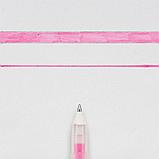 Ручка гелевая "Gelly Roll Glaze", 0.6 мм, прозрачный, стерж. светло-розовый, фото 2