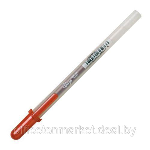 Ручка гелевая "Gelly Roll Glaze", 0.6 мм, прозрачный, стерж. коричневый - фото 1 - id-p178285665