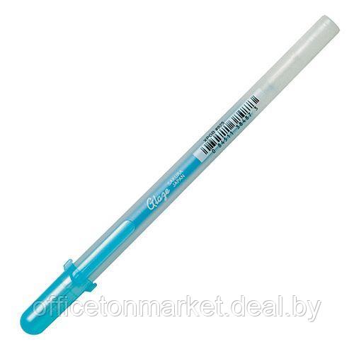 Ручка гелевая "Gelly Roll Glaze", 0.6 мм, прозрачный, стерж. голубой - фото 1 - id-p137133733