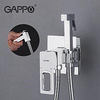 Встраиваемый гигиенический душ Gappo G7217-8 белый/хром