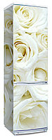 Наклейка на холодильник "Белые розы"