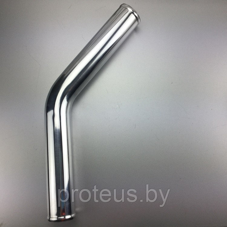 Труба алюминиевая 63 мм (2.50"), угол 45 градусов - фото 1 - id-p22572824