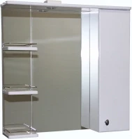 Шкаф с зеркалом для ванной СанитаМебель Камелия-12.75 Д2