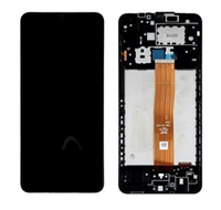 Дисплей Original для Samsung Galaxy A12S/A12/A127 В сборе с тачскрином. С рамкой. Черный