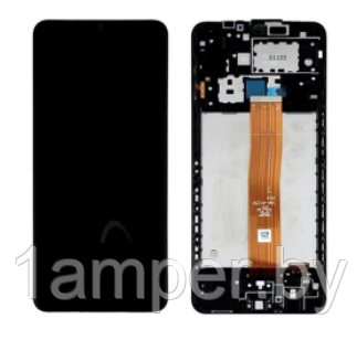 Дисплей Original для Samsung Galaxy A12S/A12/A127A032 В сборе с тачскрином. С рамкой. Черный - фото 1 - id-p179483353