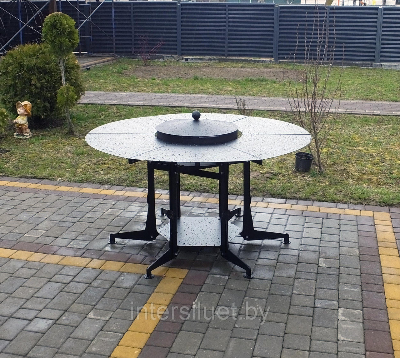 Круглый стол с газовым грилем BBQ round (барбекю раунд) - фото 3 - id-p178840233