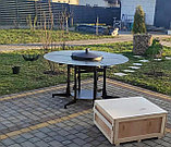 Круглый стол с газовым грилем BBQ round (барбекю раунд), фото 4