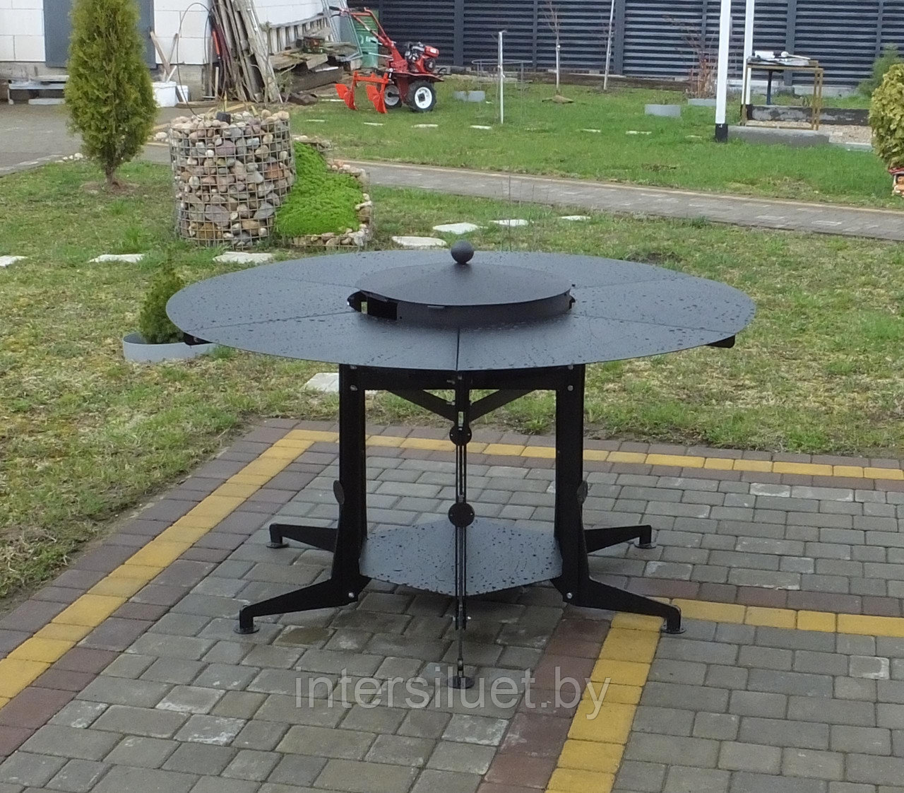 Круглый стол с газовым грилем BBQ round (барбекю раунд) - фото 7 - id-p178840233