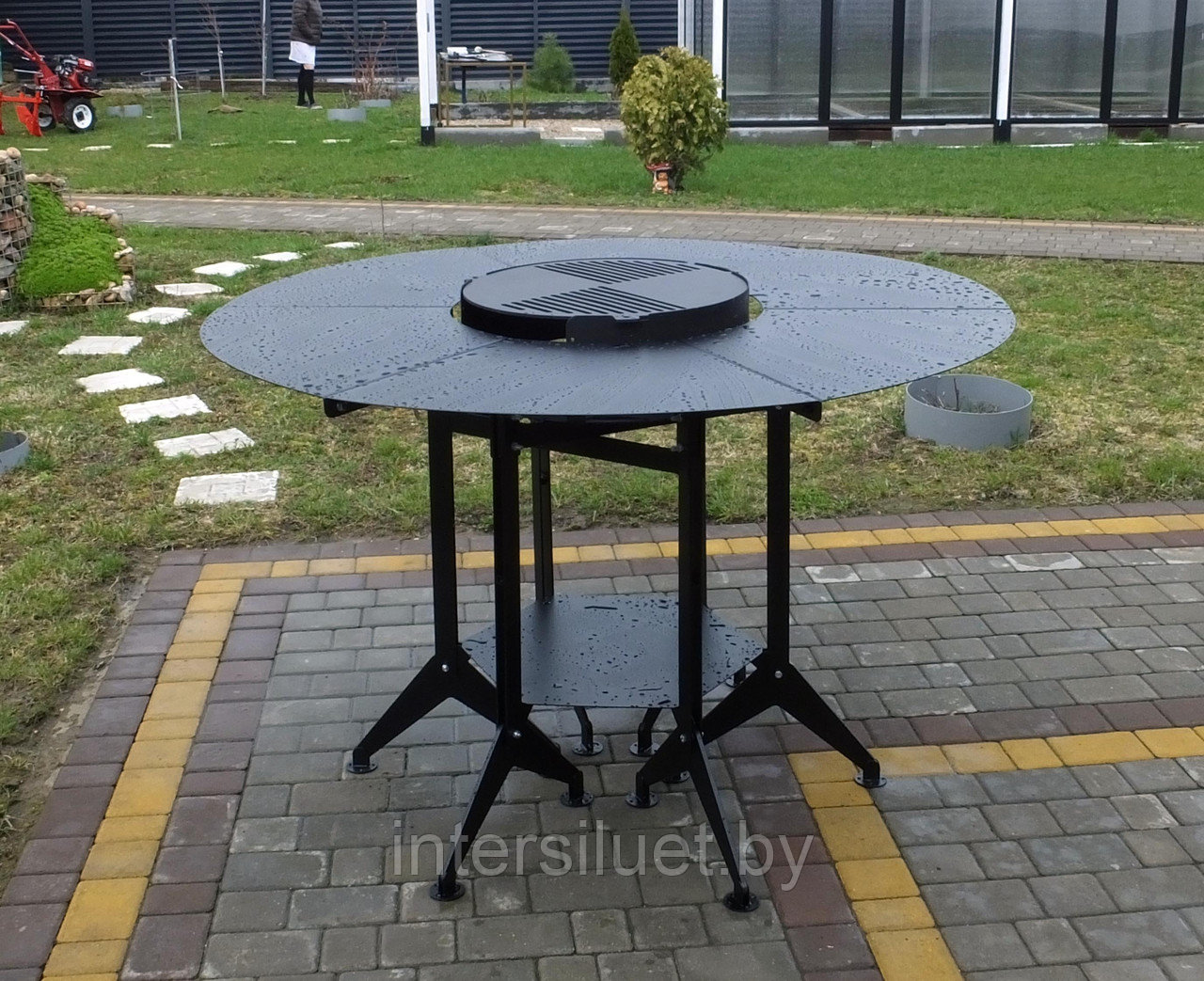 Круглый стол с газовым грилем BBQ round (барбекю раунд) - фото 8 - id-p178840233