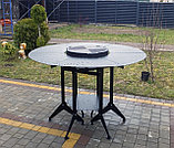 Круглый стол с газовым грилем BBQ round (барбекю раунд), фото 9