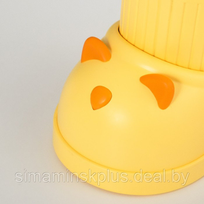 Лампа настольная "Ботинок кот" LED 3 режима 3Вт USB органайзер желтый 8х11х31 см - фото 10 - id-p179489579