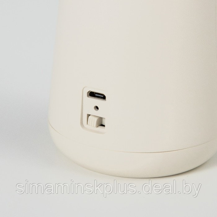 Лампа настольная "Страйк" LED 3 режима 1,5Вт USB белый 6,8х6,8х28,5 см - фото 10 - id-p179489582