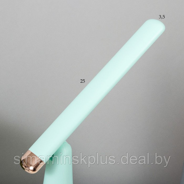 Лампа настольная "Страйк" LED 3 режима 1,5Вт USB зеленый 6,8х6,8х28,5 см - фото 8 - id-p179489583