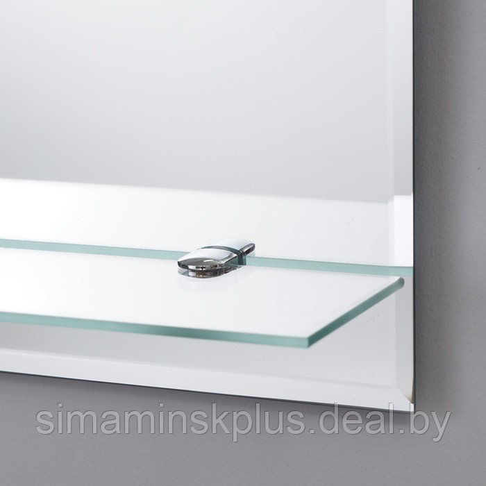 Зеркало настенное "Модерн-Люкс" 50х68,7 см, с полочкой - фото 3 - id-p179490149