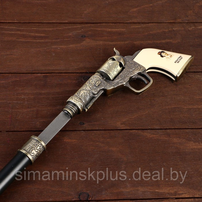 Сувенирное изделие Трость с револьвером, клинок 30см - фото 3 - id-p179490028
