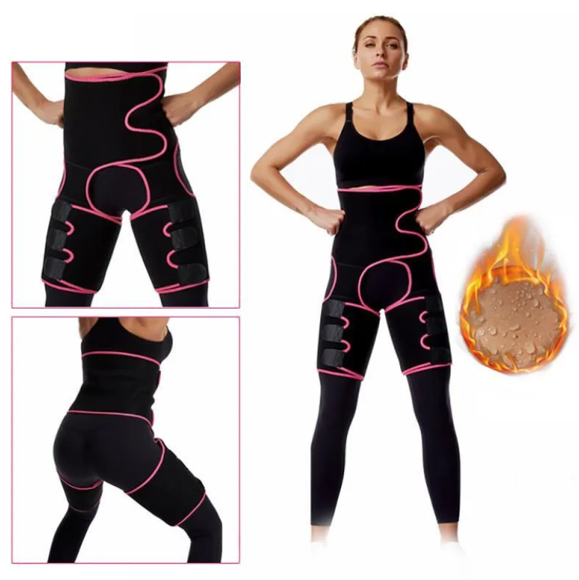 Женский утягивающий костюм из неопрена Waist Band костюм (Фитнес боди для похудения)
