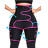 Женский утягивающий костюм из неопрена Waist Band костюм (Фитнес боди для похудения), фото 7