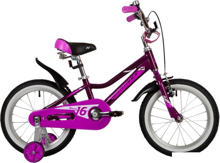 Детский велосипед Novatrack Novara 16 2022 165ANOVARA.VL22 (фиолетовый) - фото 1 - id-p178681341