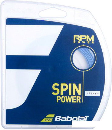 Струна для теннисной ракетки Babolat Rpm Power 241139-360-125 (12 м, синий насыщенный), фото 2