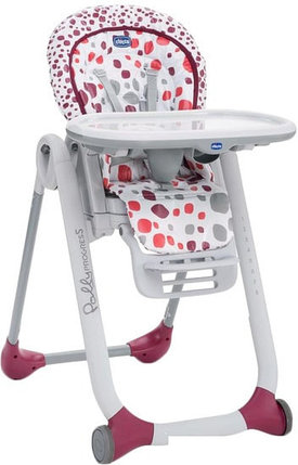 Стульчик для кормления Chicco Polly Progres5 (cherry), фото 2