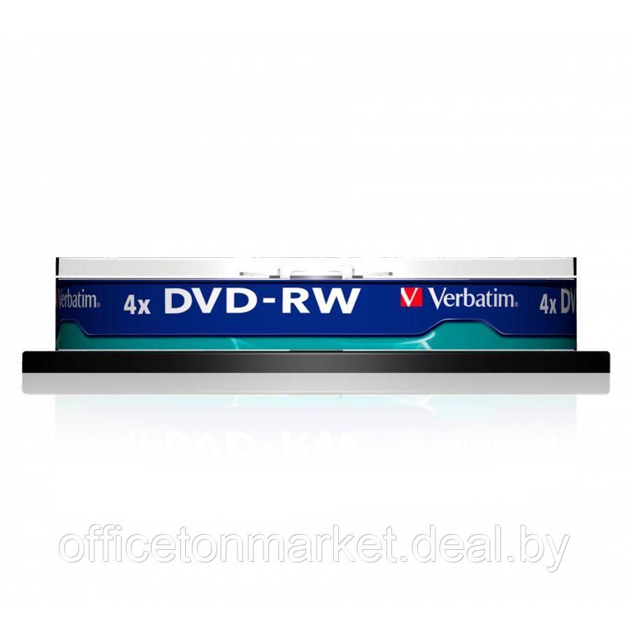 Диск Verbatim, DVD-RW, 4.7 гб, круглый бокс, 10 шт - фото 2 - id-p137117960