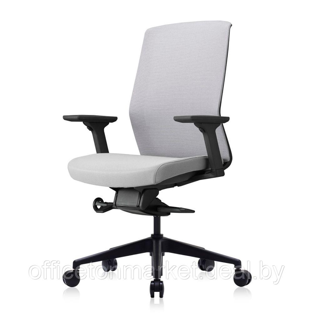 Кресло для руководителя Bestuhl "J1", сетка, ткань, пластик, серый - фото 1 - id-p165195297
