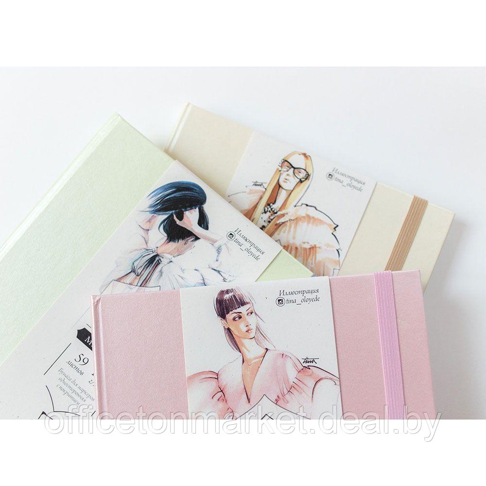 Скетчбук для маркеров "Fashion", 15x15 см, 75 г/м2, 80 л, розовый - фото 4 - id-p151873724
