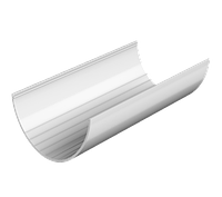 Желоб Технониколь ПВХ D125/82 мм (1,5м)  Белый